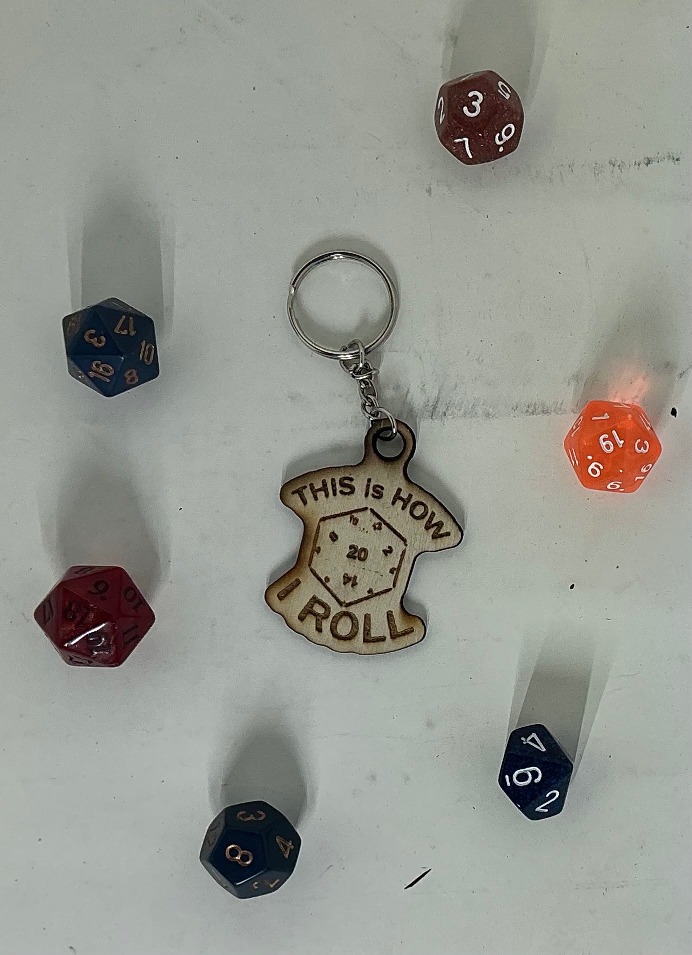 This is How I Roll Keychain