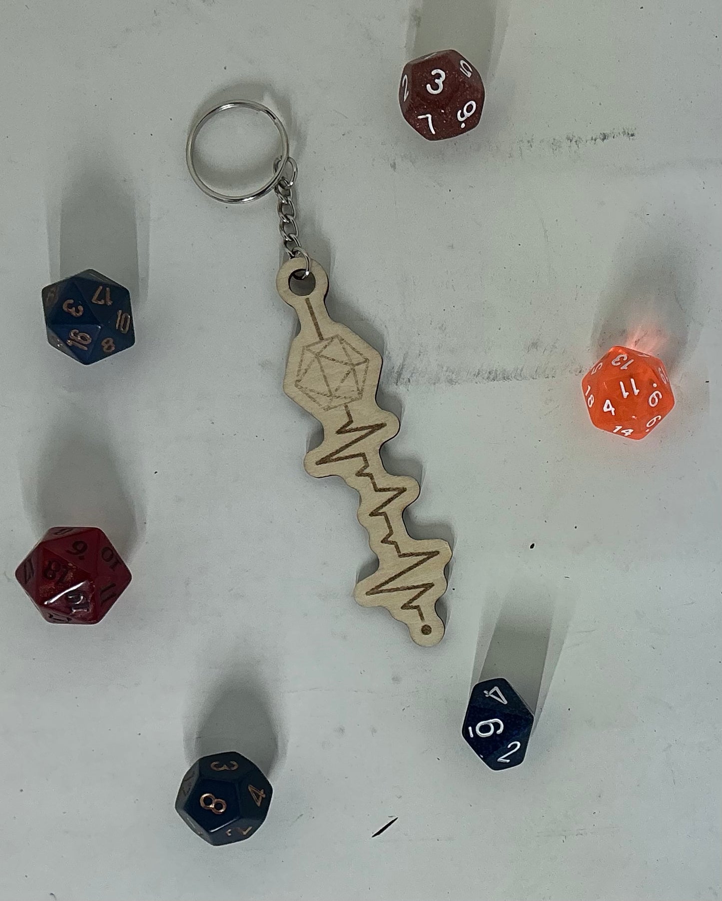 Heartbeat Keychain
