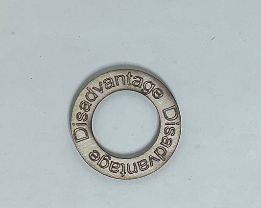 Disadvantage Condition Ring – laser cut DnD Status Tracker