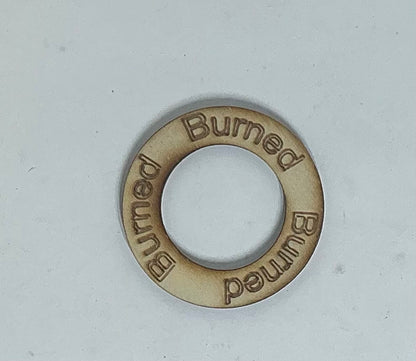 Burned Condition Ring – Laser Cut DnD Status Tracker