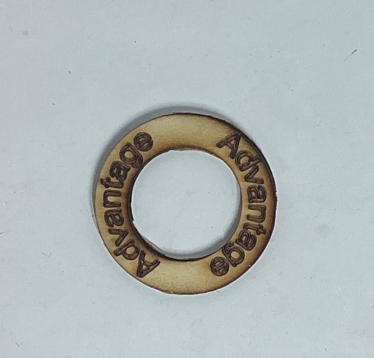 Advantage Condition Ring – laser cut DnD Status Tracker