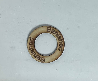 Banished Condition Ring – laser cut DnD Status Tracker