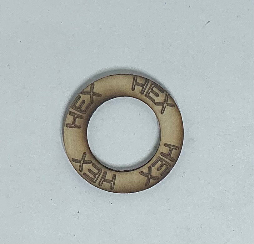 Hex Condition Ring – laser cut DnD Status Tracker