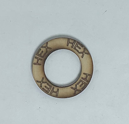 Hex Condition Ring – laser cut DnD Status Tracker